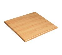 Oviala Plateau de Table carré stratifié 70 x 70 cm Bois Clair