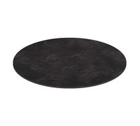 Oviala Plateau de Table Ronde 60 cm 4 Places Ardoise