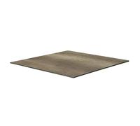 Oviala Plateau de Table stratifié 70x70 cm chêne fumé