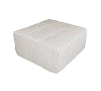 Oviala Pouf intérieur en Tissu écru - Snuggy