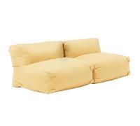 Oviala Salon de Jardin modulable 2 Places Jaune Clair - Mixi