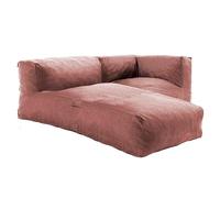 Oviala Salon de Jardin Un Fauteuil d'angle et Une méridienne Terracotta - Mixi