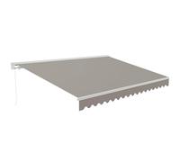 Oviala Store banne Semi-intégral 3x2,5m en Aluminium Beige