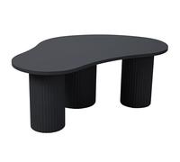 Oviala Table Basse en MDF décor mélaminé Noir