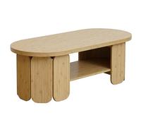 Oviala Table Basse en MDF Effet Bois Beige
