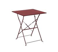 Oviala Table de Jardin Pliante bistrot en Acier Pourpre