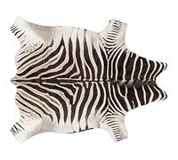Oviala Tapis Imitation Peau de Zebre 155 x 190 cm