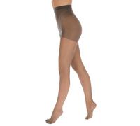 OVISSA Collants Classiques Pour Femmes, Collants Gainants Taille Haute Transparents Italiens Pour Dames 20 Den, Orteils Renforcés Élastiques Et Effet Amincissant Culotte, Tailles S-XXL