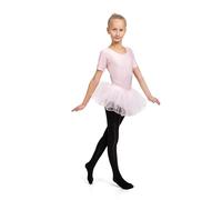 OVISSA Collants de Ballet Fille Unis 40 DEN - Doux, Extensibles & Résistants Noir 92-104 cm