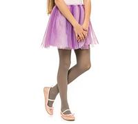 OVISSA Collants pour Filles Collants de Ballet pour Enfants, Gris 5-6 ans