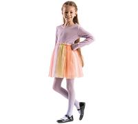 OVISSA Collants pour Filles Collants de Ballet pour Enfants, Lilas 5-6 ans