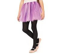 OVISSA Collants pour Filles Collants de Ballet pour Enfants, Noir 11-12 ans