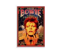 OVIZDA David Bowie Ziggy Stardust Poster sur toile style rétro esthétique - Décoration pour salon, chambre à coucher - 20 x 30 cm - Style rétro