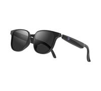 OVLENG Lunettes de soleil Sunshine avec commande vocale - Lunettes de sport Bluetooth 5.4 à oreillette ouverte pour la musique, les photos et les appels avec contrôle du volume, Idéal pour les