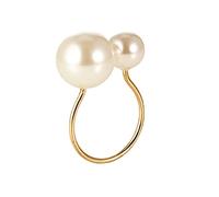 OVLIIYWZY 12pcs/lot Creative Personality Metal Napkin The Toast Button Napkin Western Buckle Napkin Pearl Meal