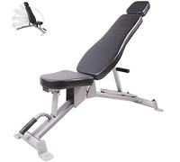 OVLIIYWZY Bancs d'haltères Machine multifonctionnelle d'exercice Assis, Tabouret d'haltère Pliant Domestique, Chaise de Fitness réglable, Planche Musculaire Abdominale