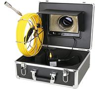 OVLIIYWZY Caméras d'inspection Endoscope Industriel avec Moniteur 9 Pouces, caméra vidéo d'inspection de tuyaux de 20M, Endoscope de Pipeline