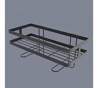 OVLIIYWZY Floating Shelves Shower Caddy Bathroom Shelf Hole-Free Wall-Mounted Storage Rack Above The Toilet Tank Multifunctional Refrigerator Storage Rack Bathroom Access