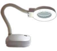 OVLIIYWZY Lampe loupe de Bureau HD avec lumières LED 5 à 10 Fois réparation électronique de téléphone Portable Lecture de Personnes âgées loupes d'identification Mariage