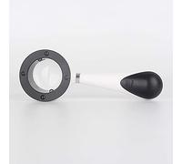 OVLIIYWZY Loupe à Main avec lumière LED, réglage de la luminosité, Miroir grossissant, lentille grossissante pour Apprendre à Lire, trouver des défauts, Mariage