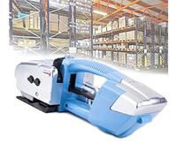 OVLIIYWZY Machine de cerclage électrique, Outils de cerclage portatifs pour Le cerclage en Pet, Outil de cerclage Automatique, Machine de cerclage d'emballage avec Batter