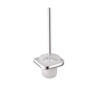OVLIIYWZY Porte-Brosse de Toilette en Aluminium pour la Maison, Mode Simple, Ensemble de Tasses en Verre pour Salle de Bain, étagère Murale, matériaux de Protection de l'
