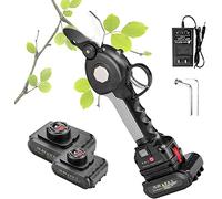 OVLIIYWZY Sécateur électrique avec 2 Batteries au Lithium Rechargeables Sécateur Professionnel sans Fil 16,8 V Sécateur Robuste Diamètre de Coupe 30 mm