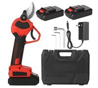 OVLIIYWZY Sécateur électrique sans Fil Professionnel pour Branches d'arbres, Ciseaux puissants avec 2 Batteries au Lithium Rechargeables de 2 Ah, diamètre de Coupe de 40 mm