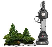 OVLIIYWZY Sécateur Professionnel sans Fil 16,8 V, sécateur Robuste, sécateur électrique, diamètre de Coupe de 30 mm, 2 Batteries au Lithium Rechargeables