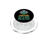 OVNI Alien, Je ne dis Pas Que c'était Un Cadeau PopSockets PopGrip pour MagSafe