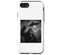 OVNI Bigfoot et Vache Selfie avec Un Jeu de Mots Coque pour iPhone SE (2020) / 7/8