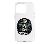 OVNI I Want to Believe - Bigfoot Objets Volants Non identifiés Coque pour iPhone 15 Pro Max