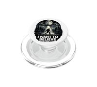 OVNI I Want to Believe - Bigfoot Objets Volants Non identifiés PopSockets PopGrip pour MagSafe