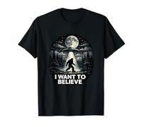 OVNI I Want to Believe - Bigfoot Objets Volants Non identifiés T-Shirt