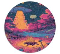 OVNI Jigsaw Puzzle Jeu De Famille 1000 Pièces Fantasy Ciel étoilé Puzzles Jouet Éduchatif Idées Cadeaux pour Adultes Et Enfants À Partir De 12 Ans 1000pcs (67.5x67.5cm)