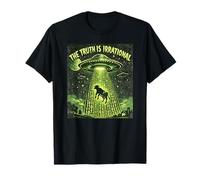 OVNI : La vérité est Un enlèvement irrationnel de Vaches 3.14 Math Pi Day T-Shirt