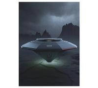 OVNI Puzzles en Bois Adultes Et Adolescents 300 Pieces Enfants Puzzle Décoration Mur Moderne Art Jouets Cadeau Intéressants 42×30cm