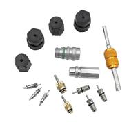OVNSHVN Kit de Soupape de Service pour A/C Auto R134A pour Système de Climatisation de Voiture R12 R22 R134A