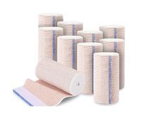 OVNSHVN Lot de 10 bandages élastiques de compression pour jambes, chevilles, genoux, ventre - 10 cm