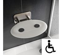 Ovo-P II-Opal siège de douche rabattable PMR pour cabine de douche (B8F0000049)