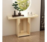 OVOGGPAN Console de Style Ferme pour entrée, Table d'entrée étroite en Bois, pour décoration intérieure, Idéale pour Le Salon, Le Couloir ou Le Bureau(Giallo,160cm/63in)