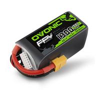 OVONIC 6s Lipo Batterie 1300mAh 100C 22.2V FPV Batterie avec Connecteur XT60 pour FPV Racing RC Quadcopter Hélicoptère Multi-Moteur Avion Hobby DIY（1pcs）