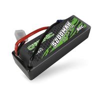 OVONIC Batterie Lipo 3s 5200mAh 80C 11.1V étui Rigide avec connecteur EC5 pour Voiture RC Bateau Camion Buggy équipe Associée Bricolage Passe-Temps