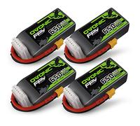 OVONIC Lipo Batterie 4s 80C 650mAh 14.8V avec XT30 pour RC Avion Quadcopter Hélicoptère FPV Racing Drone (4pcs)