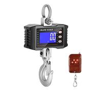 Ovshnrr Balance Suspendue électronique 1000kg, Industrielle Balance à Grue Numérique Peson Electronique LED Digital Balance Crochet Suspendu avec Télécommande