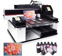 Ovsuqu imprimante UV 6090 Surface de Travail de l'imprimante UV Vernis à Lits Plats 23,6x35,4 Pouces avec tête d'impression 3pcs pour boîtier de téléphone Acrylique