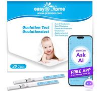 Ovulation Test Kit Fertilité Prédiction: 20 Lh Tests De Female Fertilité Bandes D'ovulation Test Résultats Précis Avec Application Française Intelligente Premom Suivi De Fertilité