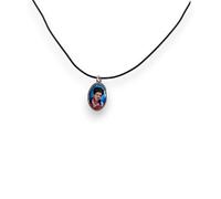 OVUNQUE PROTEGGIMI Médaille de Carlo Acutis, Collier avec pendentif de Saint Carlo Acutis, Fermeture réglable, Médaille religieuse avec photo du Bienheureux Carlo Acutis