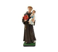 OVUNQUE PROTEGGIMI Statue de Saint-Antoine de Padoue 20 cm en poudre de marbre. 7.87" St. Anthony of Padua statue. St Anthony with Child. Fabriqué en Italie