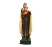 OVUNQUE PROTEGGIMI Statue de Sainte Thérèse de l'Enfant Jésus, cm 30. Sainte Thérèse de Lisieux. En poudre de marbre. Pour intérieur et extérieur.